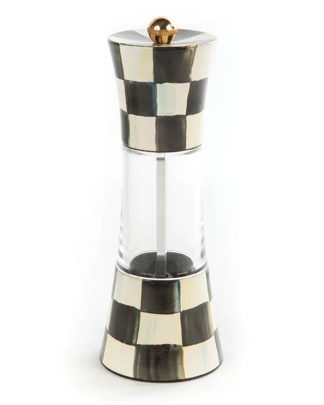 Courtly Check Enamel Pepper Grinder